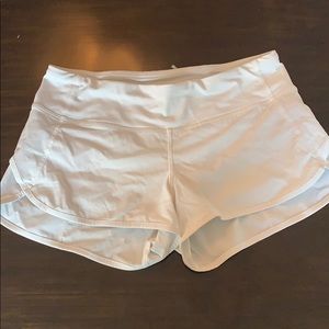 Lululemon White Shorts size 4!